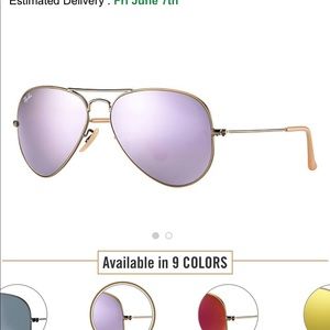 Rayban Aviators - Lilac